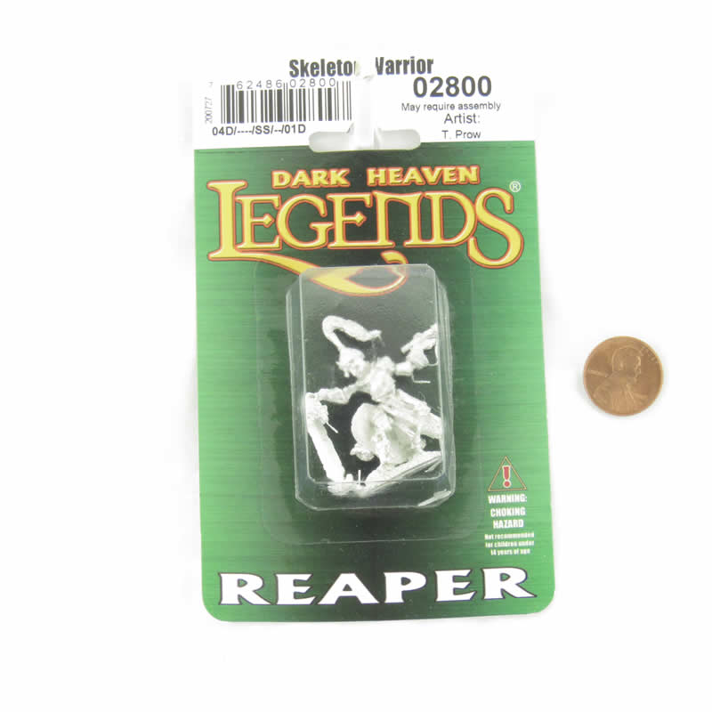 RPR02800 Skeleton Warrior Miniature Figurine 25mm Heroic Scale Dark Heaven Legends 2nd Image