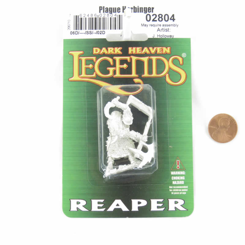 RPR02804 Plague Harbinger Miniature Figurine 25mm Heroic Scale Dark Heaven Legends 2nd Image