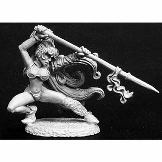 RPR02808 Taryn Spearmaiden Miniature Figurine 25mm Heroic Scale Dark Heaven Legends Main Image