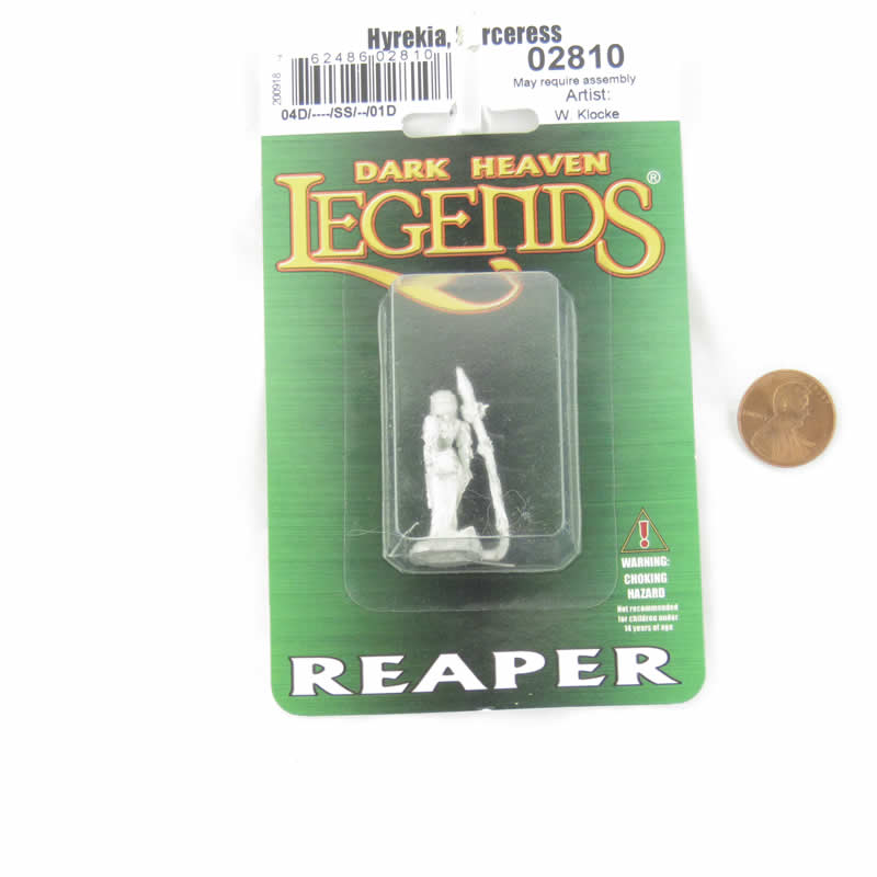 RPR02810 Hyrekia Sorceress Miniature Figurine 25mm Heroic Scale Dark Heaven Legends 2nd Image