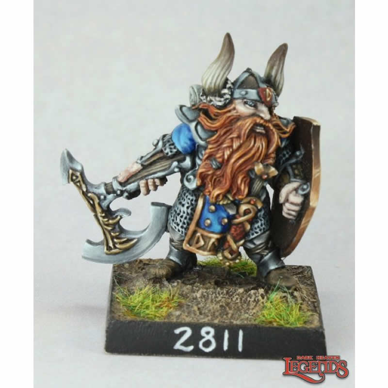 RPR02811 Dain Deepaxe Miniature Figurine 25mm Heroic Scale Dark Heaven Legends Main Image