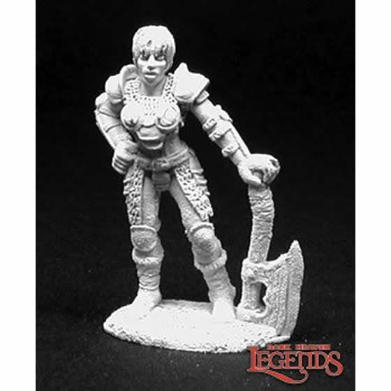 RPR02812 Kallista Female Mercenary Miniature Figurine 25mm Heroic Scale Dark Heaven Legends Main Image