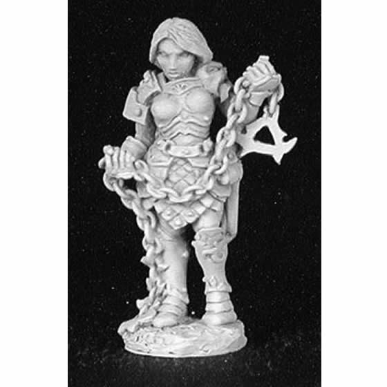 RPR02823 Rasia with Spiked Chain Miniature Figurine 25mm Heroic Scale Dark Heaven Legends 3rd Image