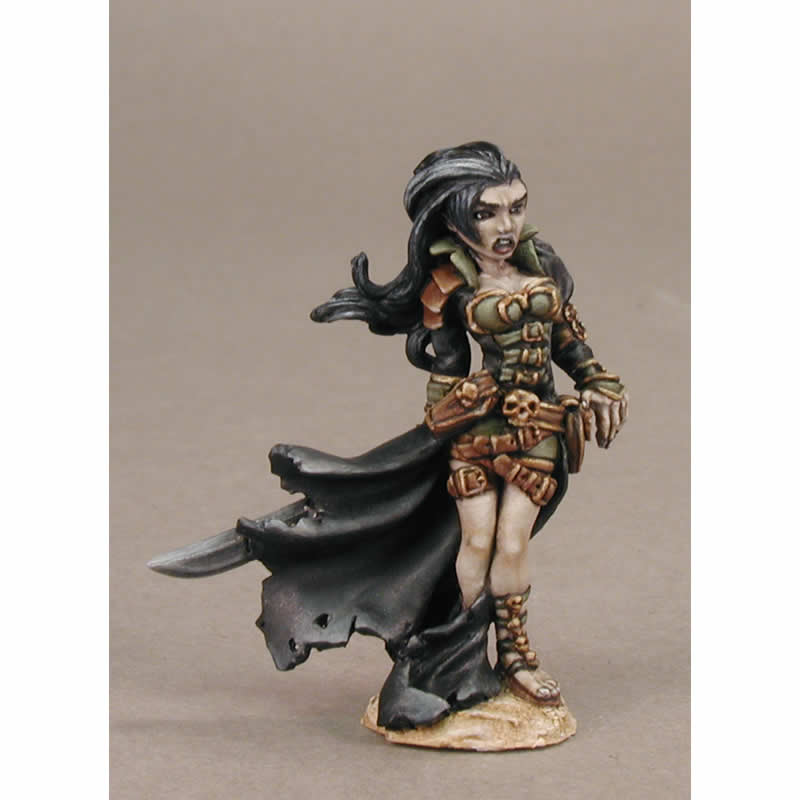 RPR02826 Terezinya and Familiar Miniature Figurine 25mm Heroic Scale Dark Heaven Legends Main Image