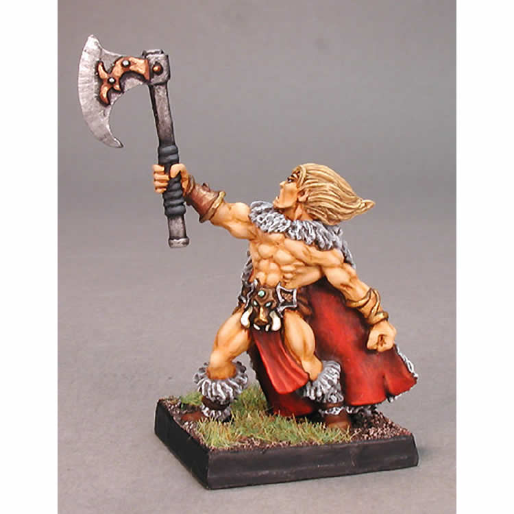 RPR02827 Koarlap Bloodhand Barbarian Miniature Figurine 25mm Heroic Scale Dark Heaven Legends Main Image