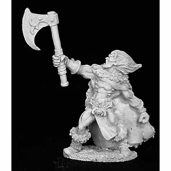 RPR02827 Koarlap Bloodhand Barbarian Miniature Figurine 25mm Heroic Scale Dark Heaven Legends 3rd Image