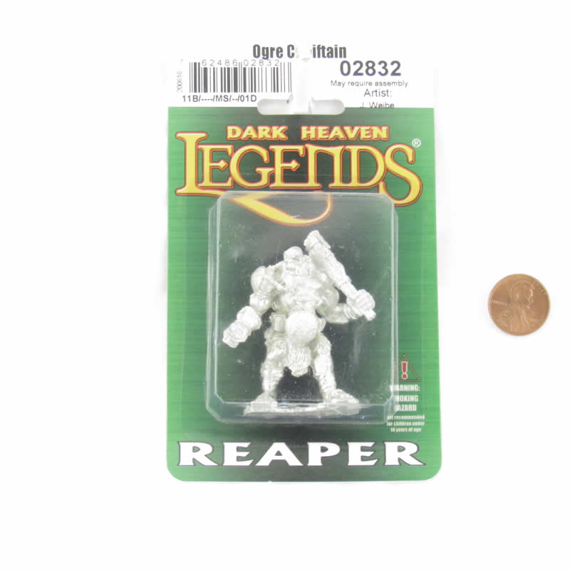 RPR02832 Ogre Cheiftain Miniature Figurine 25mm Heroic Scale Dark Heaven Legends 2nd Image