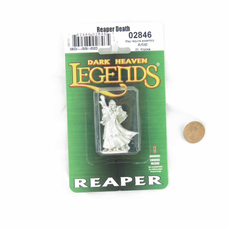 RPR02846 Reaper Death Miniature Figurine 25mm Heroic Scale Dark Heaven Legends 2nd Image