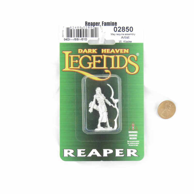 RPR02850 Famine Reaper Miniature Figurine 25mm Heroic Scale Dark Heaven Legends 2nd Image