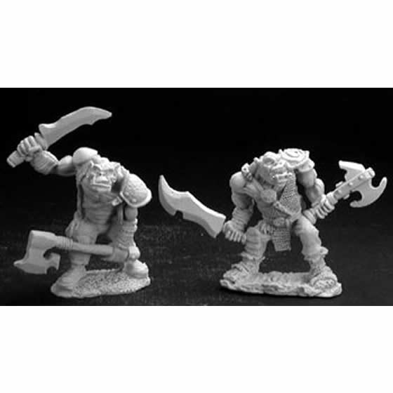 RPR02855 Black Orcs Miniature Figurine 25mm Heroic Scale Dark Heaven Legends Main Image