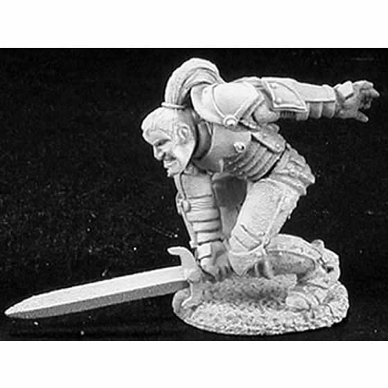 RPR02857 Gavin Warrior Thief Miniature Figurine 25mm Heroic Scale Dark Heaven Legends Main Image