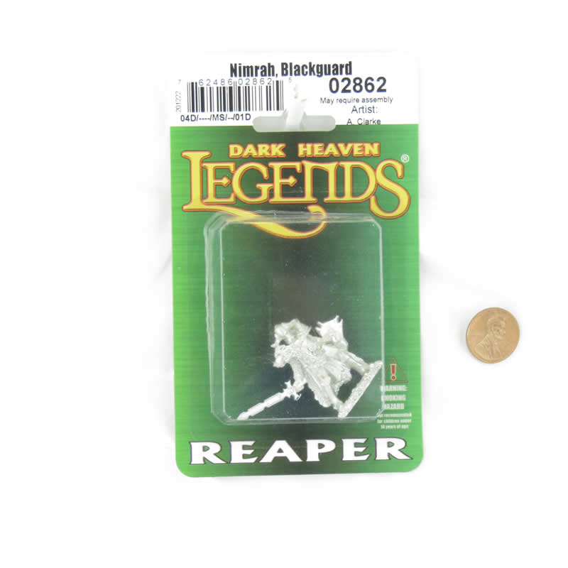 RPR02862 Nimrah Blackguard Miniature Figurine 25mm Heroic Scale Dark Heaven Legends 2nd Image