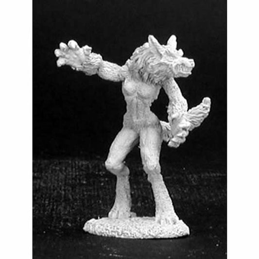 RPR02863 Female Werewolf Miniature Figurine 25mm Heroic Scale Dark Heaven Legends Main Image