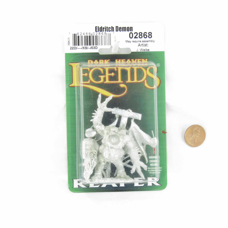 RPR02868 Eldritch Demon Miniature Figurine 25mm Heroic Scale Dark Heaven Legends 2nd Image