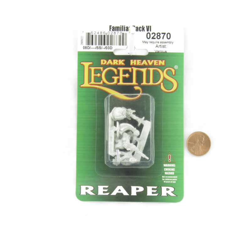 RPR02870 Familiar Pack No.6 Miniature Figurine 25mm Heroic Scale Dark Heaven Legends 2nd Image