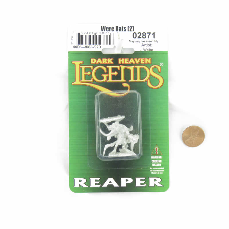 RPR02871 Wererats Miniature Figurine 25mm Heroic Scale Dark Heaven Legends 2nd Image