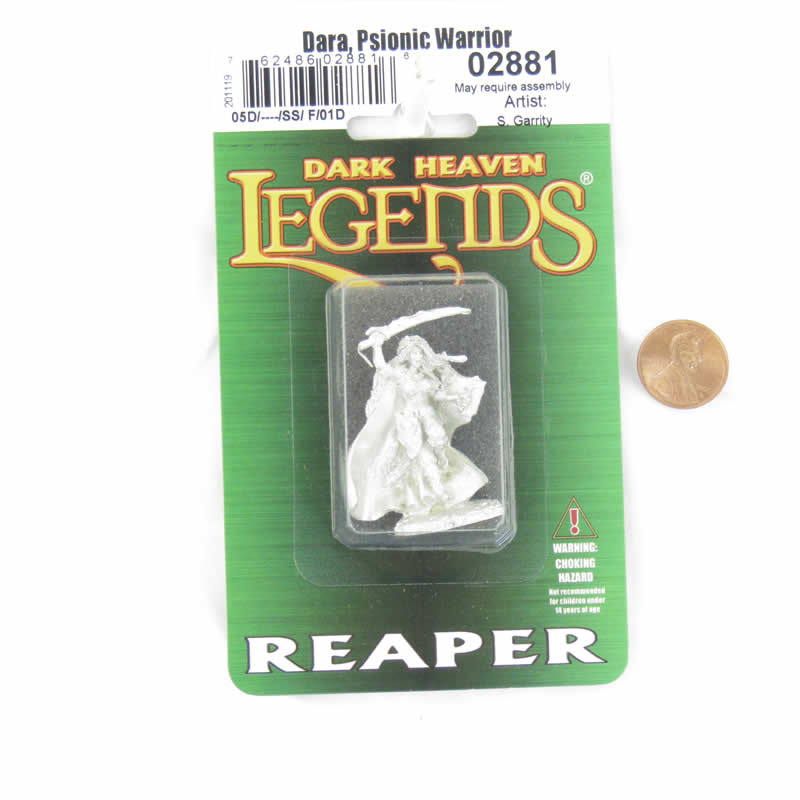 RPR02881 Dara Psionic Warrior Miniature Figurine 25mm Heroic Scale Dark Heaven Legends 2nd Image