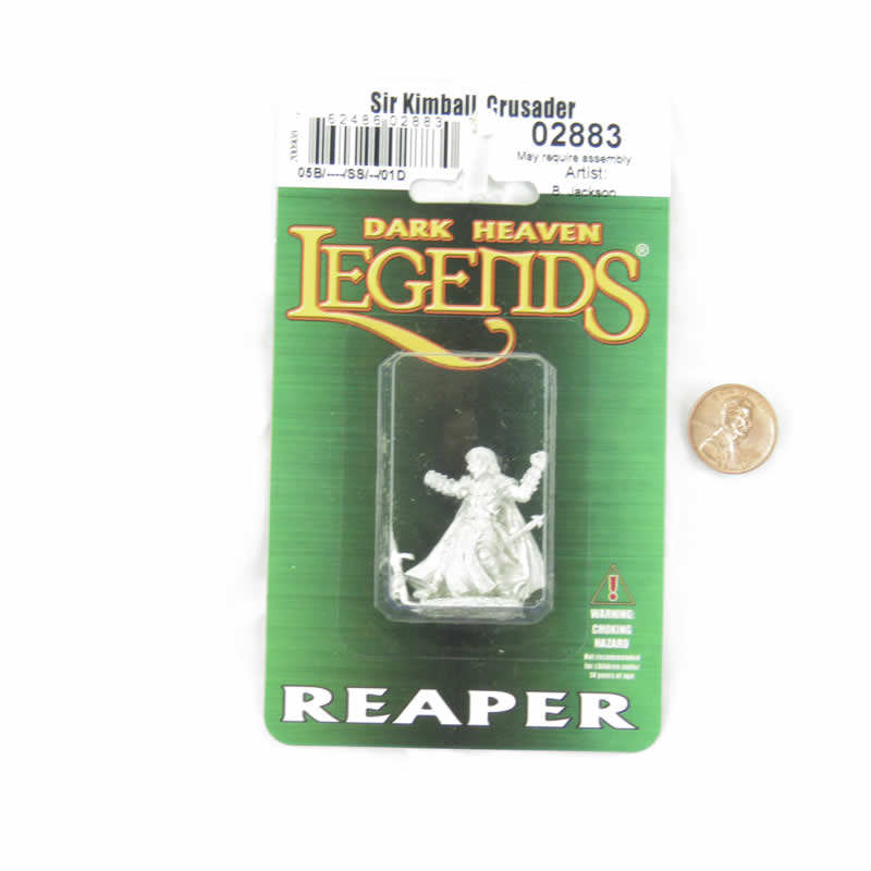 RPR02883 Sir Kimball Crusader Miniature 25mm Heroic Scale Dark Heaven Legends 2nd Image