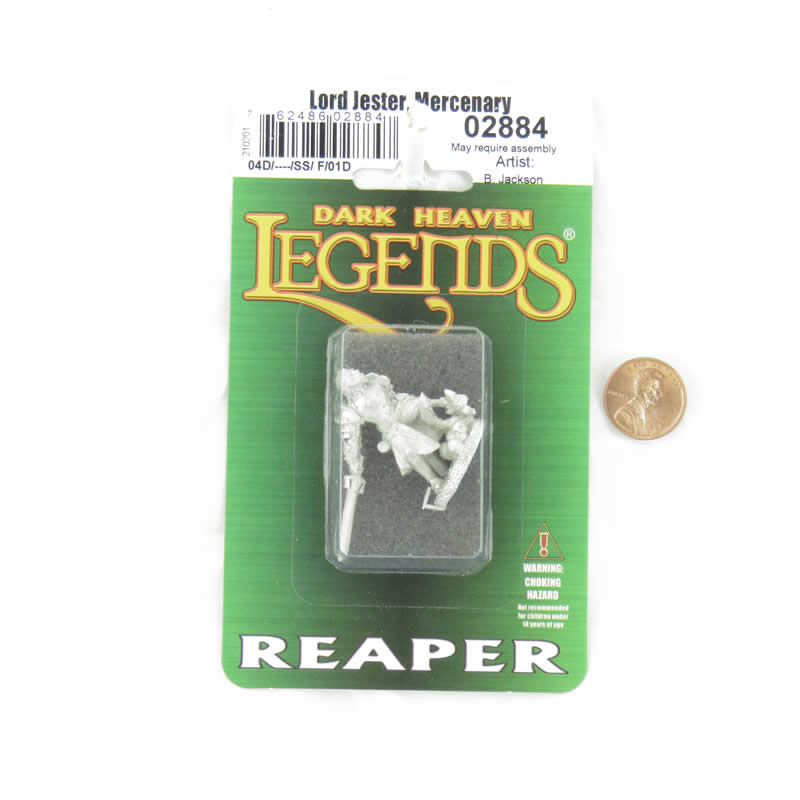 RPR02884 Lord Jester Mercenary Miniature 25mm Heroic Scale Dark Heaven Legends 2nd Image