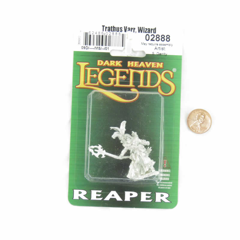 RPR02888 Wizard Trathus Varr Miniature 25mm Heroic Scale Dark Heaven Legends 2nd Image