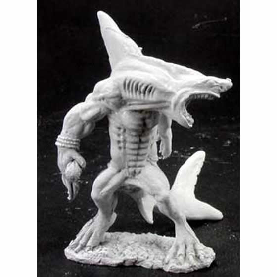 RPR02890 Wereshark Monster Miniature Figure 25mm Heroic Scale Dark Heaven Legends Main Image