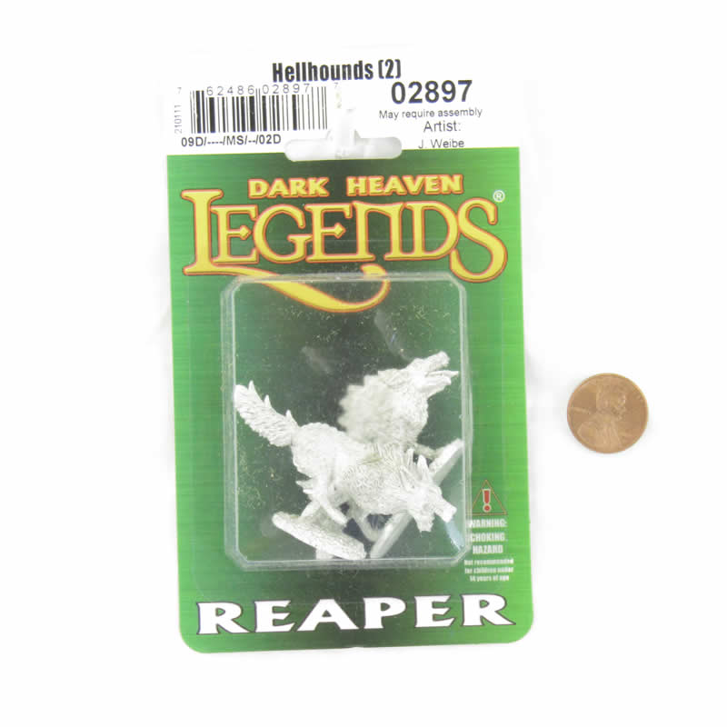 RPR02897 Hellhounds Miniature 25mm Heroic Scale Dark Heaven Legends 2nd Image