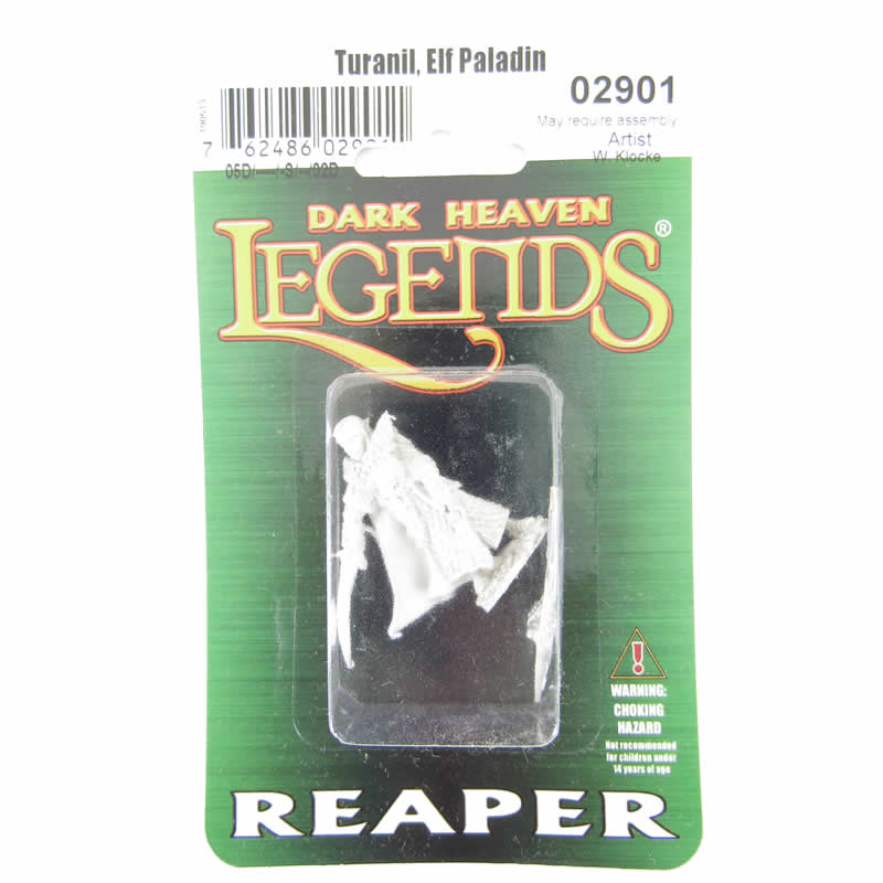 RPR02901 Turanil Elf Paladin Miniature Figure 25mm Heroic Scale Dark Heaven Legends 2nd Image