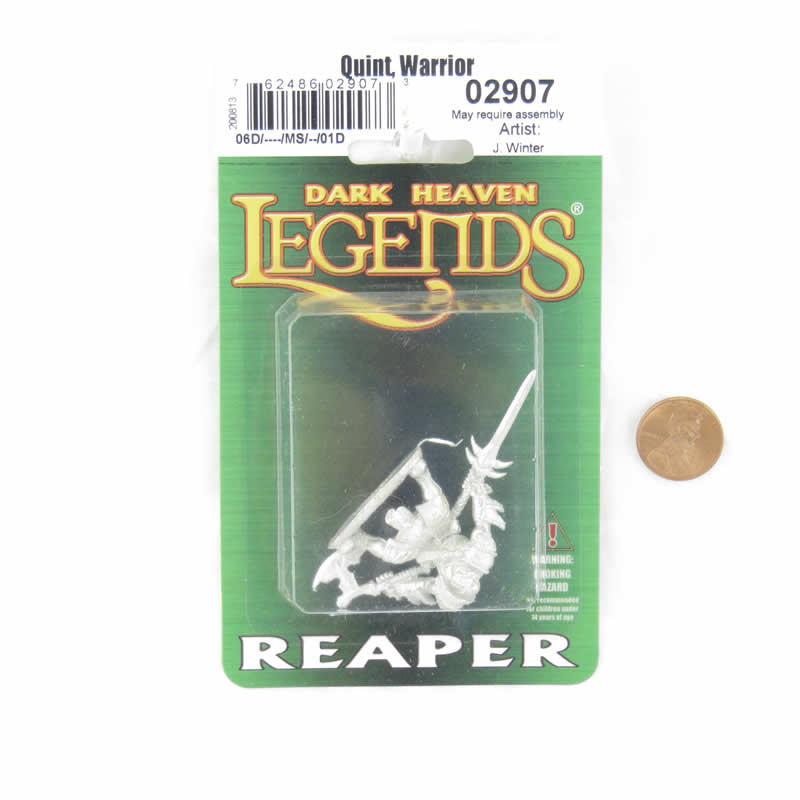 RPR02907 Quint Warrior Miniature Figure 25mm Heroic Scale Dark Heaven Legends 2nd Image