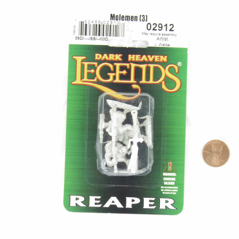 RPR02912 Molemen Miniature Figure 25mm Heroic Scale Dark Heaven Legends 2nd Image