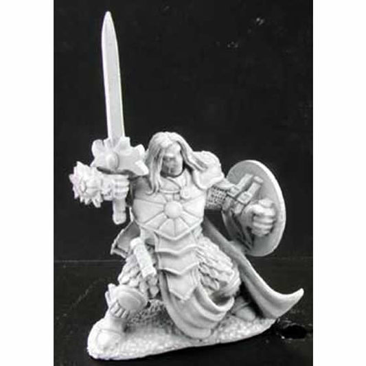 RPR02916 Ansel Paladin Miniature Figure 25mm Heroic Scale Dark Heaven Legends Main Image