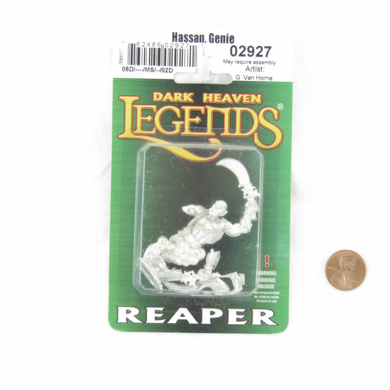 RPR02927 Hassan Genie Miniature Figure 25mm Heroic Scale Dark Heaven Legends 2nd Image