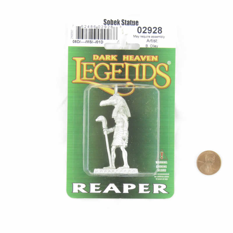 RPR02928 Sobek Statue Miniature Figure 25mm Heroic Scale Dark Heaven Legends 2nd Image