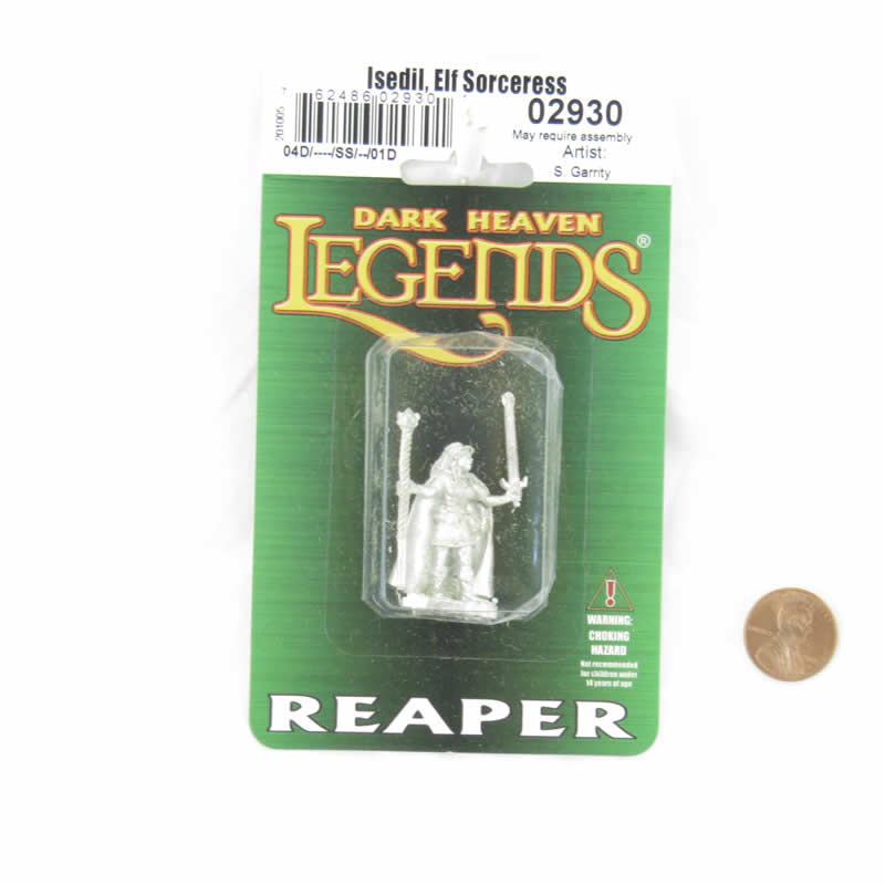 RPR02930 Isedil Elf Sorceress Miniature Figure 25mm Heroic Scale Dark Heaven Legends 2nd Image