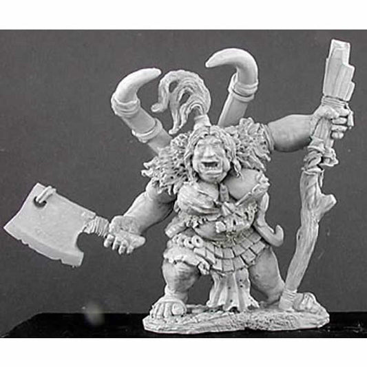 RPR02933 Talanka Ogre Shaman Miniature Figure 25mm Heroic Scale Dark Heaven Legends Main Image