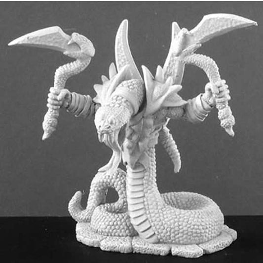 RPR02935 Snakeman Champion Miniature Figure 25mm Heroic Scale Dark Heaven Legends Main Image