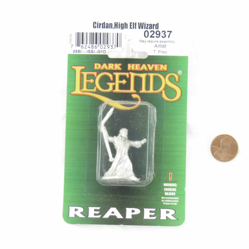 RPR02937 Cirdan High Elf Wizard Miniature Figure 25mm Heroic Scale Dark Heaven Legends 2nd Image