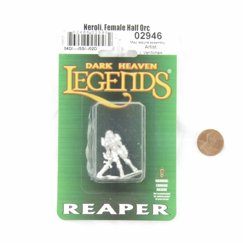 RPR02946 Neroli Female Half Orc Miniature Figure 25mm Heroic Scale Dark Heaven Legends 2nd Image
