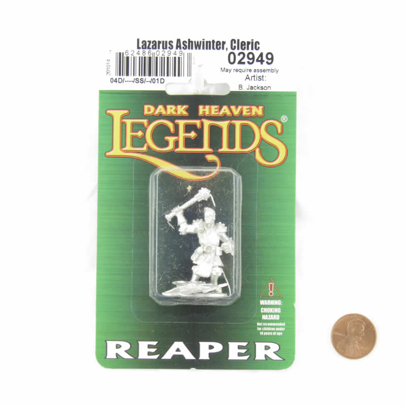 RPR02949 Lazarus Ashwinter Cleric Miniature Figure 25mm Heroic Scale Dark Heaven Legends 2nd Image