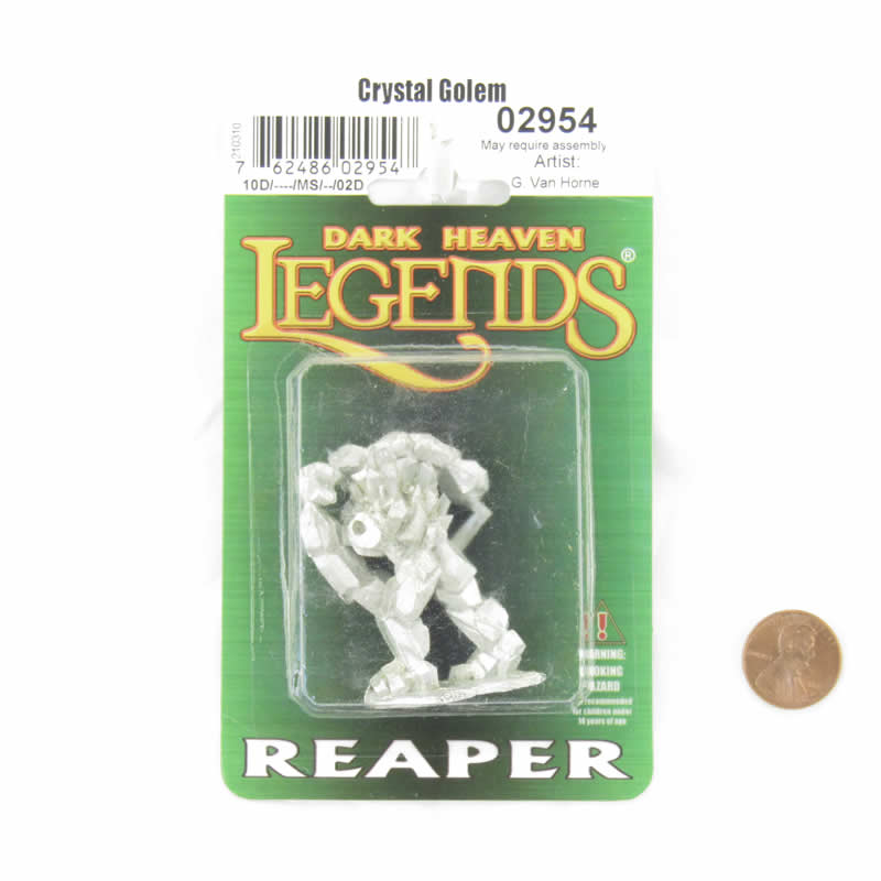 RPR02954 Crystal Golem Miniature Figure 25mm Heroic Scale Dark Heaven Legends 2nd Image