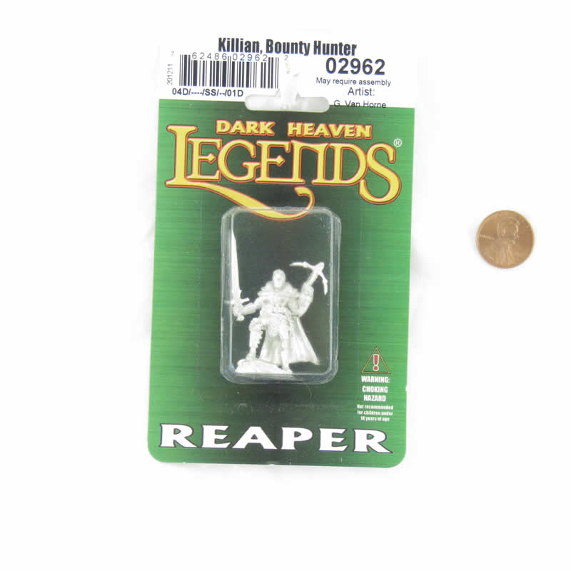 RPR02962 Killian Bounty Hunter Miniature Figure 25mm Heroic Scale Dark Heaven Legends 2nd Image