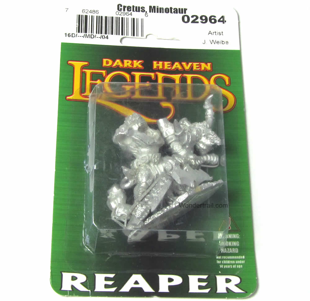 RPR02964 Cretus Minotaur Miniature 25mm Heroic Scale Dark Heaven Legends 2nd Image