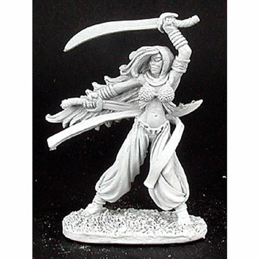 RPR02970 Rasia Bladedancer Miniature Figure 25mm Heroic Scale Dark Heaven Legends Main Image