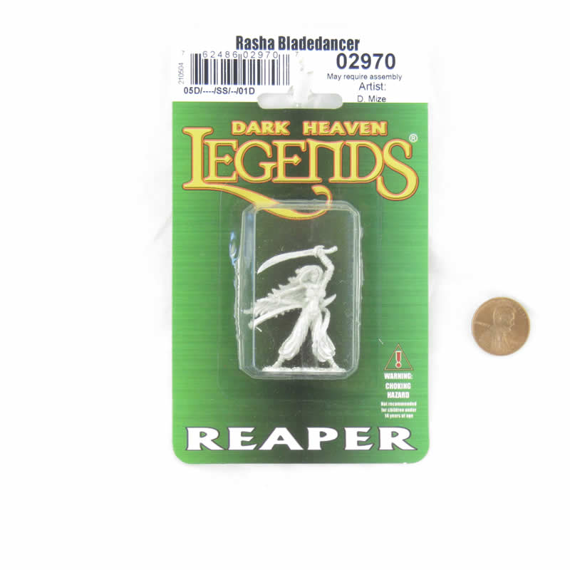 RPR02970 Rasia Bladedancer Miniature Figure 25mm Heroic Scale Dark Heaven Legends 2nd Image