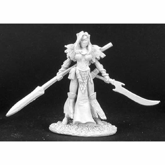 RPR02972 Ishara Snowfinch Druid Miniature Figure 25mm Heroic Scale Dark Heaven Legends Main Image