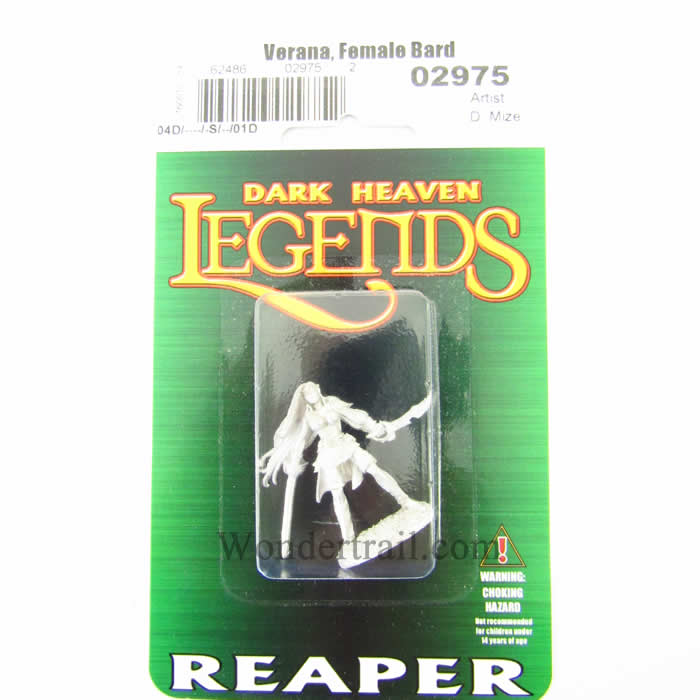 RPR02975 Verana Female Bard Miniature 25mm Heroic Scale Dark Heaven Legends 2nd Image