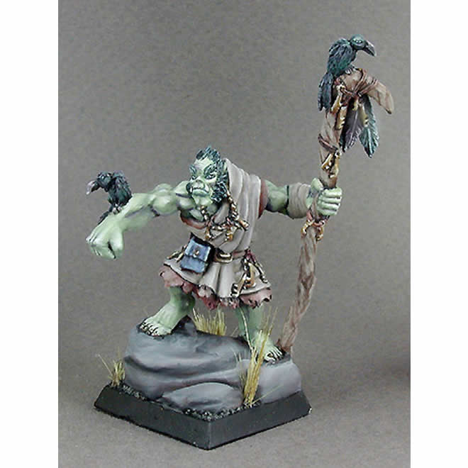 RPR02980 Quosk Ravensire Half-orc Druid Miniature Figure 25mm Heroic Scale Dark Heaven Legends 3rd Image