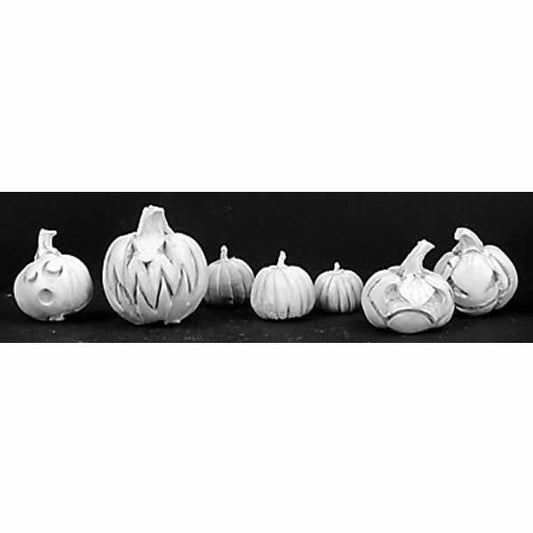 RPR02992 Jack O Lanterns and Pumpkins Miniature Figurine 25mm Heroic Scale Dark Heaven Legends Main Image