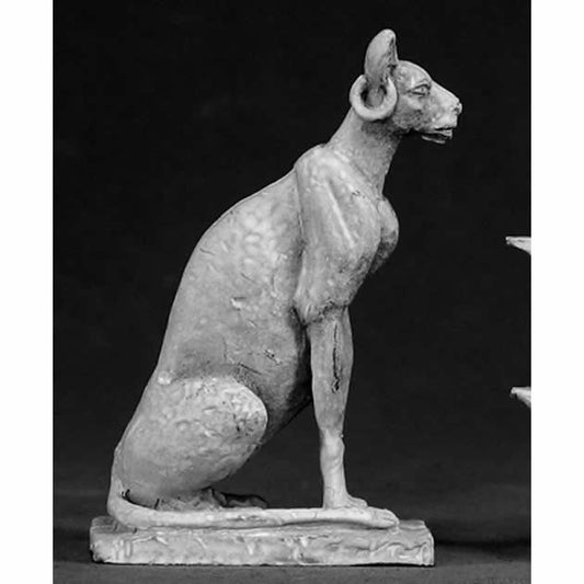 RPR03007 Egyption Cat Statue Miniature 25mm Heroic Scale Dark Heaven Legends Main Image