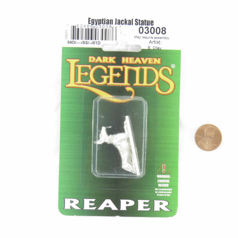 RPR03008 Egyption Jackal Statue Miniature 25mm Heroic Scale Dark Heaven Legends 2nd Image