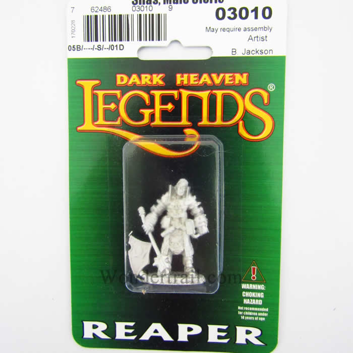 RPR03010 Silas Male Cleric Miniature 25mm Heroic Scale Dark Heaven 2nd Image